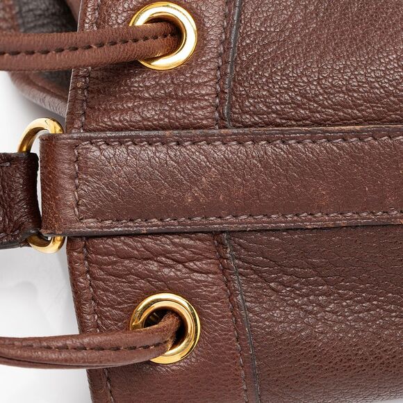 Hermes Vintage Evergrain Market 28 Drawstring Bag - Picture 11 of 15